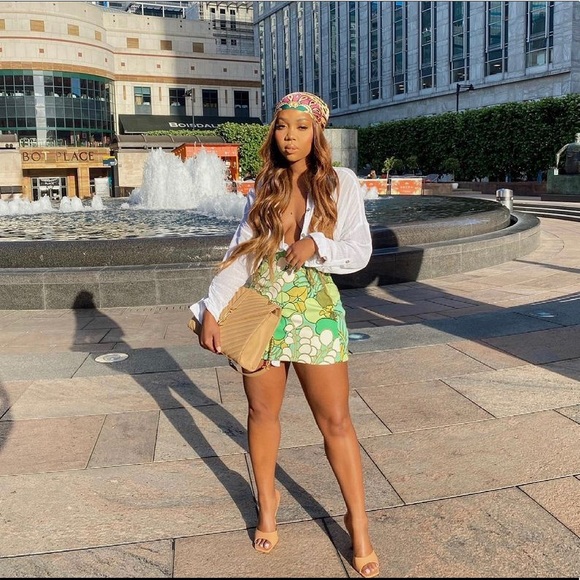 Zara Printed Mini Skirt - Picture 9 of 9